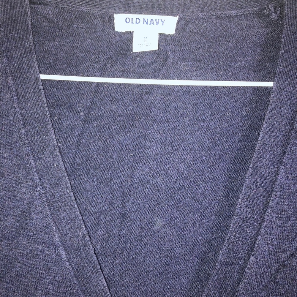 Navy cardigan